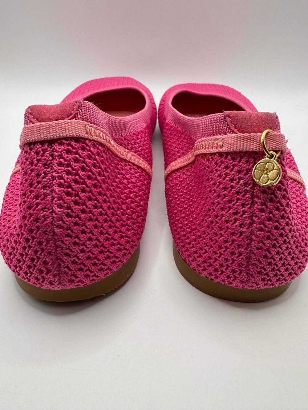 Poppies with Purpose The Signature Pink Shoe Knitted Ballet Flats 11 - Picture 4 of 11